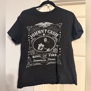 Johnny Cash Black Graphic Tee